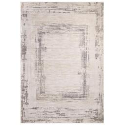 Strata Grey  Cream Sketched Border Rug - Grey / 230cm - thumbnail 5