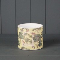 Rustic Cream Monkey Pot Plant pot - Multi