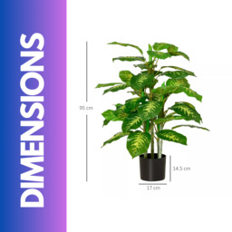Artificial 95CM3FT Tall Decorative Evergeen Plant - Green - thumbnail 2