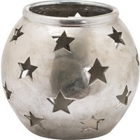 Aspen Star Small Tea Light Lantern - Silver