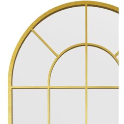 Arcus Gold Arched Garden Mirror  - Gold - thumbnail 3
