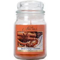 Scented Large Mason Jar Candle - Spiced Orange and Cinnamon