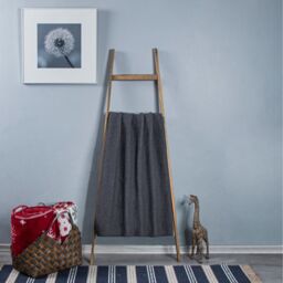 Matris Home Athena Throw Blanket - Grey - thumbnail 3