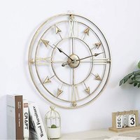 Golden Silent Wall Clock - Dark Gold - thumbnail 1