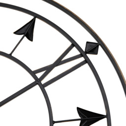Golden Silent Wall Clock - Dark Gold - thumbnail 4