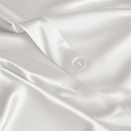Silk Duvet Cover - White / King - thumbnail 2