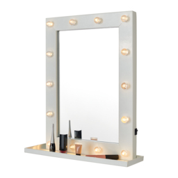Hollywood Glam LED Mirror - White - thumbnail 2