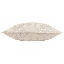 Sophia Floral Jacquard Cushion - Natural / Polyester - thumbnail 3