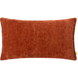 Buxton Rectangular Reversible Cushion - Burnt Orange / Polyester - thumbnail 2