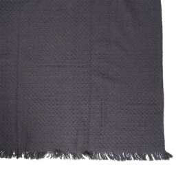 Waffle Cotton Throw - Charcoal - thumbnail 4