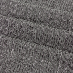 Set of 2 Jupiter Chenille Jacquard Eyelet Curtains - Graphite / 117cm / 137cm - thumbnail 4