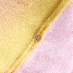 Rainbow Ombre Fleece Duvet Set - Pink / Double - thumbnail 4