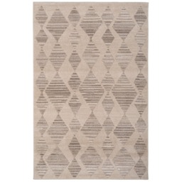 Diamond Geometric Living Area Rug - Beige / 290 x 200cm - thumbnail 2