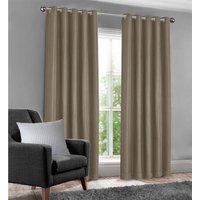 Classic Waffle Blackout Curtain Pair - Natural / 46in / 72cm - image 1