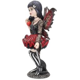 Little Shadows Hazel Gothic Fantasy Cat Fairy Ornament - 16cm - thumbnail 3