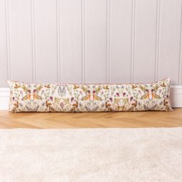 Mirrored Robin Watercolour Printed Velvet Draught Excluder - Sunset - thumbnail 2