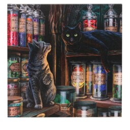 Lisa Parker's Magical Emporium Light Up Canvas Plaque - Black - thumbnail 2