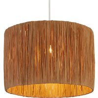 Small Natural Raffia Shade - Brown