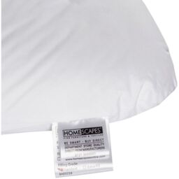 Homescapes Super Microfibre U Shape Nursing Support Pillow - White - thumbnail 4