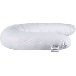 Homescapes Super Microfibre U Shape Nursing Support Pillow - White - thumbnail 5
