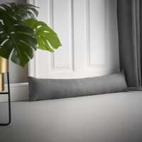 Velvet Chenille Draught Excluder - Slate