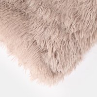 OHS Fluffy Fleece Throw - Natural