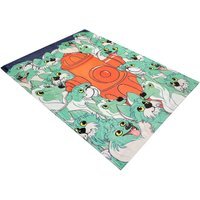 Warm Quilted Fleece Pet Blanket for Winter with Cats & Dogs - Green