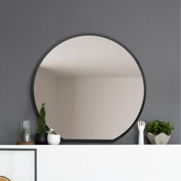 The Circulus Black Circular Mirror - Black / 100cm - thumbnail 2