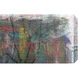 French Fine Art Tree Graphic Art Wrapped on Canvas - Black / 46cm - thumbnail 2