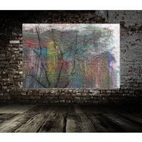 French Fine Art Tree Graphic Art Wrapped on Canvas - Black / 46cm