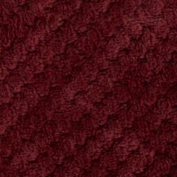 Waffle Honeycomb Mink Throw - Wine / 200cm - thumbnail 2