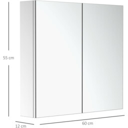 Stainless Steel Wall Mounted Storage Cabinet - Silver - thumbnail 5