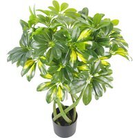 Artificial Twisted Stem Arboricola Artificial Plant Bonsai Bush - Green