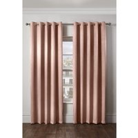 Metro Thermal Blackout Eyelet Curtains - Blush Pink / 168cm / 228cm