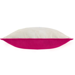 Daisy Hill Bluebird Printed Cushion - Multicolour/Pink / 80 Feather 20 Polyester - thumbnail 3