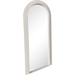 Evie Ridged Arch Lean To Mirror   - Cream - thumbnail 2