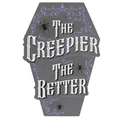 Creepy Charm Coffin Sign For Eerie Decor Lovers - Grey - thumbnail 3