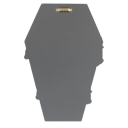 Creepy Charm Coffin Sign For Eerie Decor Lovers - Grey - thumbnail 4