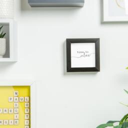 "4x4"" 3D Box Photo Frame - Black" - thumbnail 2