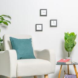 "4x4"" 3D Box Photo Frame - Black" - thumbnail 4
