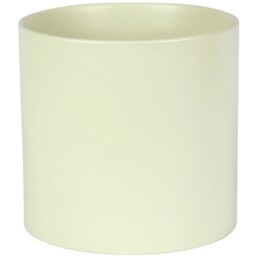 Matte Cream Ceramic Indoor Planter - H17 x W17.5cm / 17.5cm - thumbnail 2