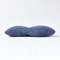 Cotton Back Support Cushion - Navy - thumbnail 3