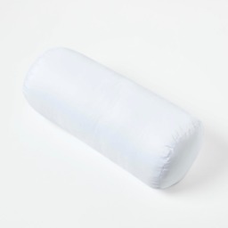 Homescapes Microfibre Bolster Cushion Pad Insert - White / 45cm / 20cm - thumbnail 3