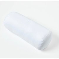 Homescapes Microfibre Bolster Cushion Pad Insert - White / 45cm / 20cm - thumbnail 1