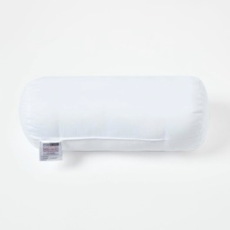 Homescapes Microfibre Bolster Cushion Pad Insert - White / 45cm / 20cm - thumbnail 5
