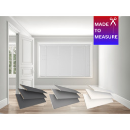 Made To Measure Faux Wood Tape Venetian Blind - White / 60cm / 120cm - thumbnail 4