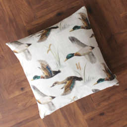 Country Duck Pond Rectangular Cushion - Multicolour / Polyester - thumbnail 4