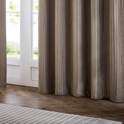 Corinthian Velvet Room Darkening Eyelet Curtains - Taupe / 117cm / 183cm - thumbnail 3