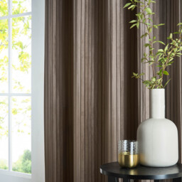 Corinthian Velvet Room Darkening Eyelet Curtains - Taupe / 117cm / 183cm - thumbnail 5