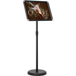 Adjustable Poster Stand Presentation Stand - Black - thumbnail 2